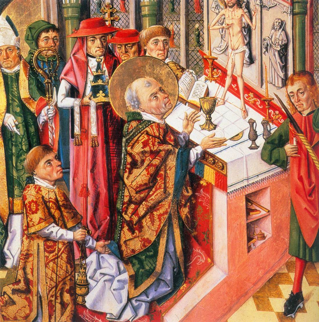 Mass of St Gregory by NOTKE, Bernt