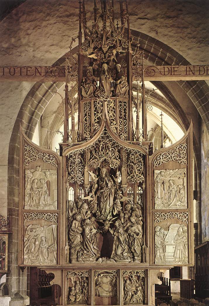 Mary's Altar by RIEMENSCHNEIDER, Tilman