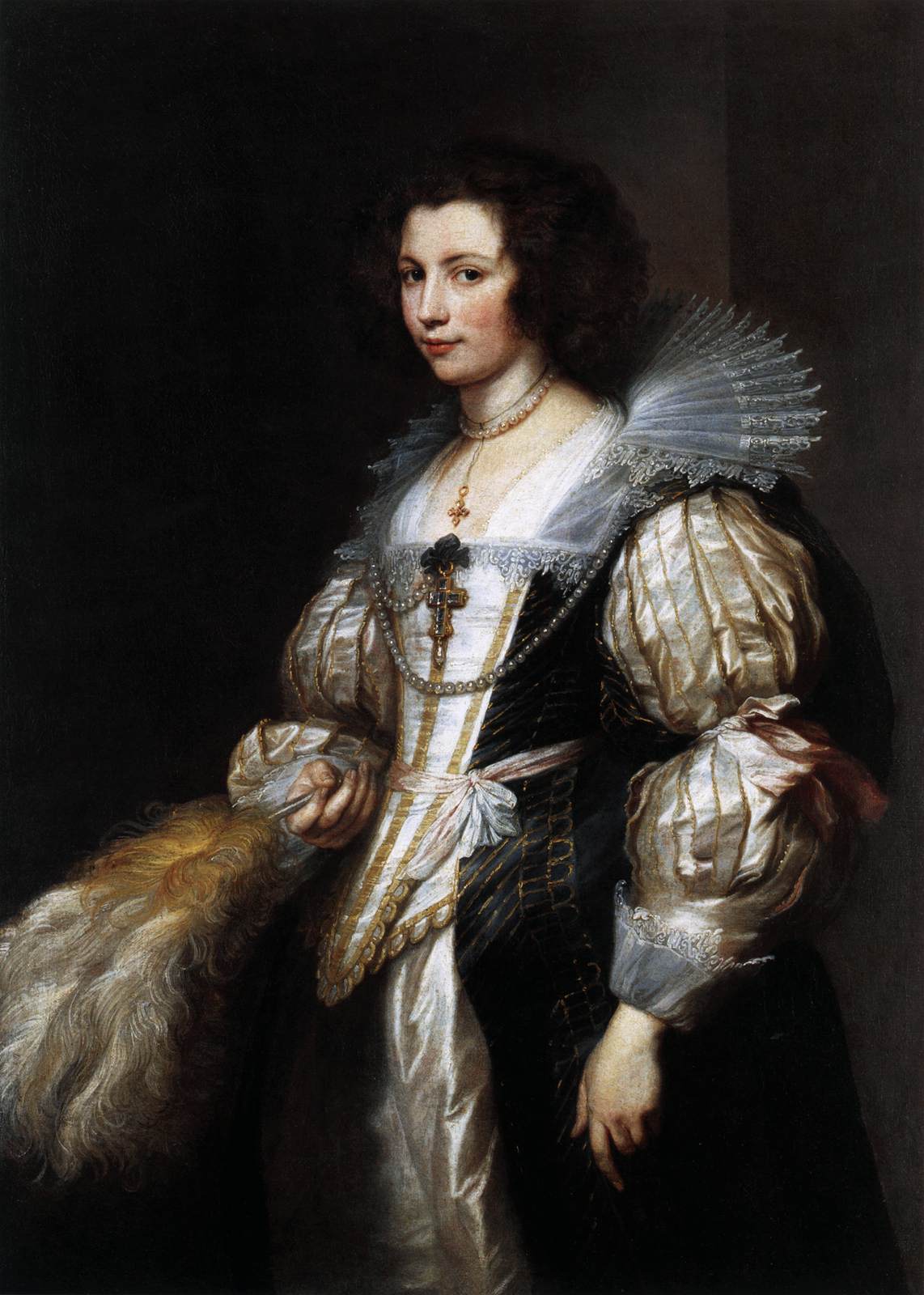 Portrait of Maria de Tassis by DYCK, Sir Anthony van