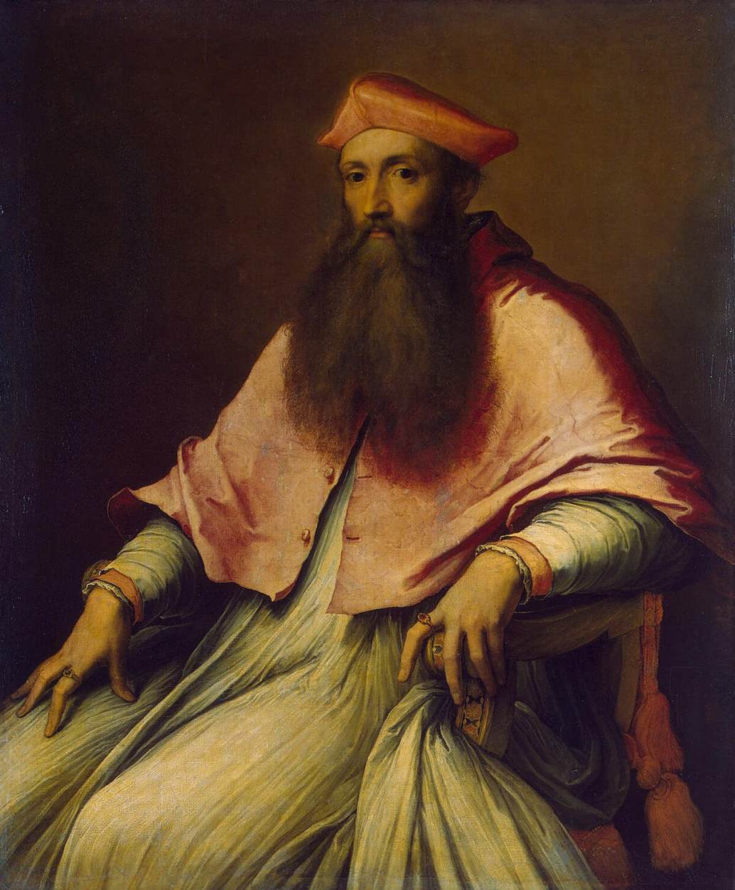 Portrait of Cardinal Reginald Pole by SEBASTIANO DEL PIOMBO