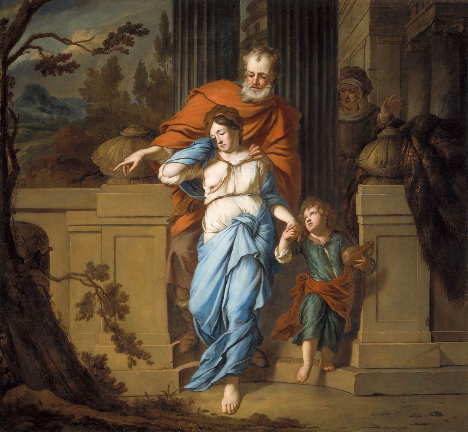 The Repudiation of Hagar by VOORHOUT, Johannes