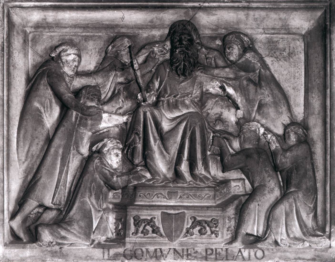 Monument to Bishop Guido Tarlati (detail) by AGNOLO DI VENTURA