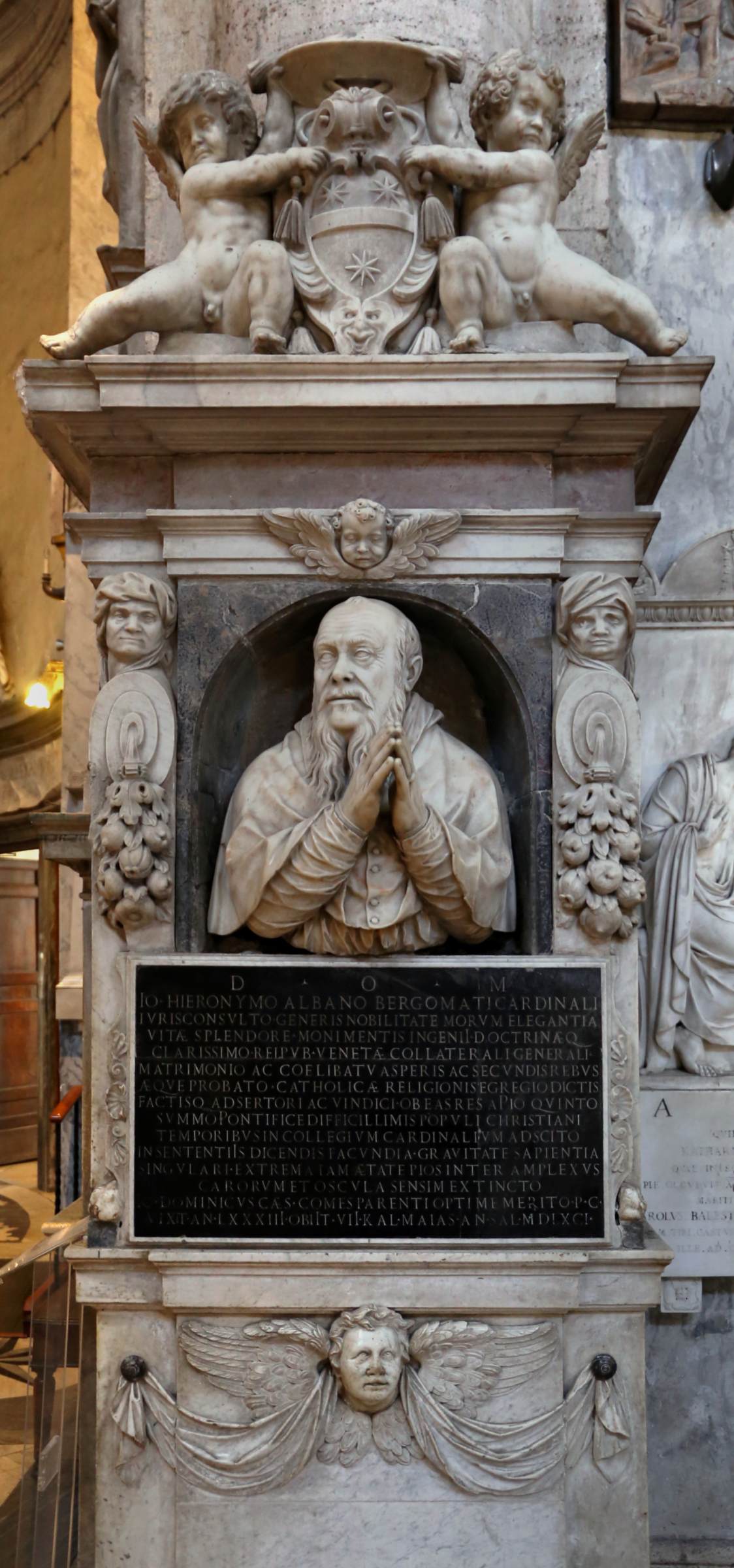 Tomb of Cardinal Giovanni Gerolamo Albani by