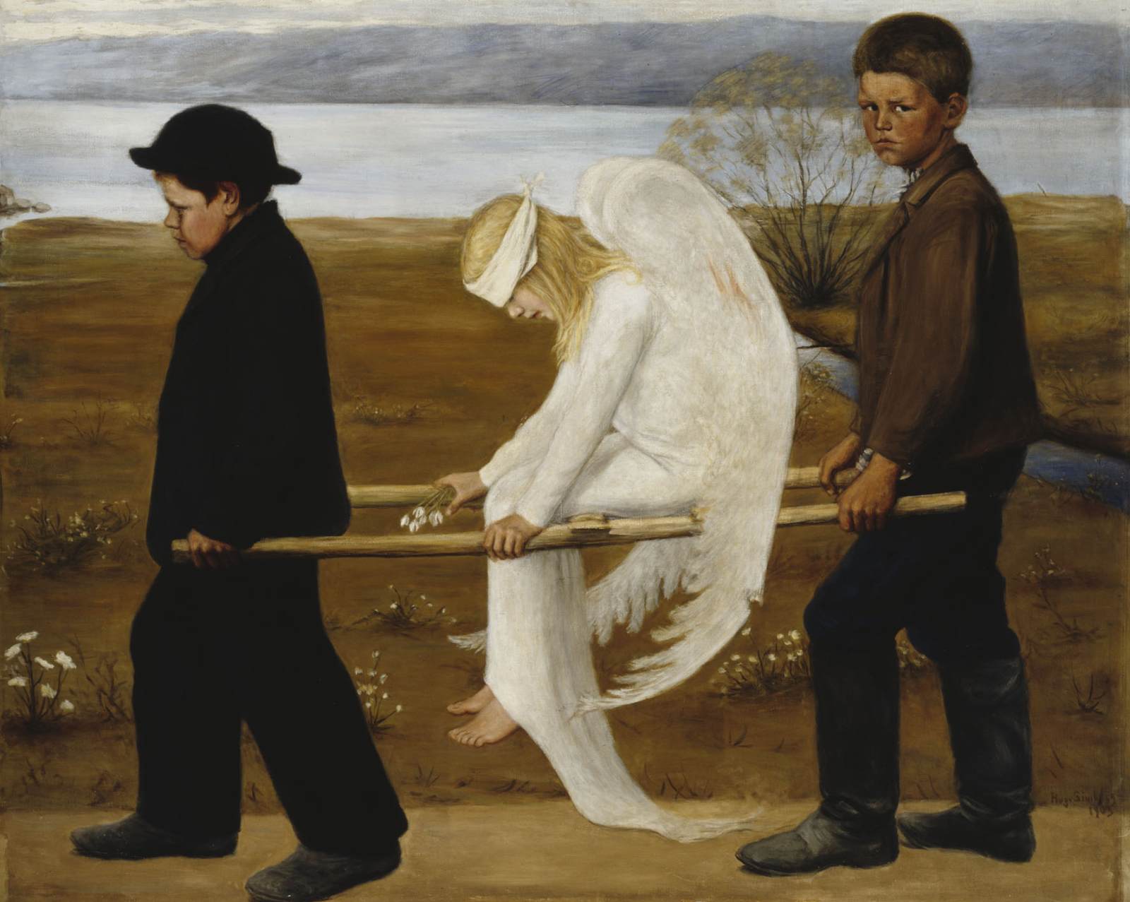 The Wounded Angel by SIMBERG, Hugo