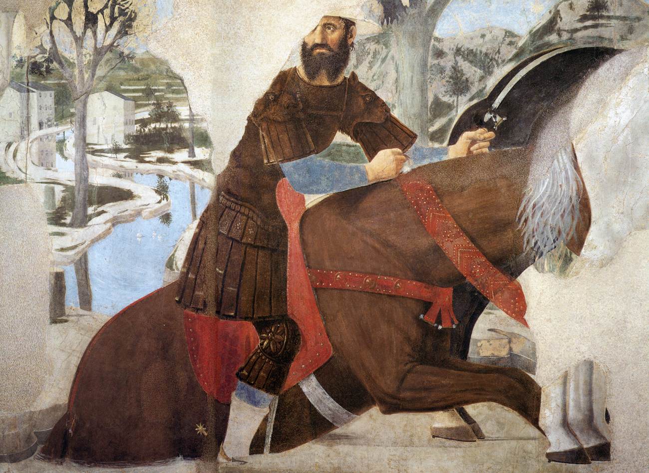 5. Constantine's Victory over Maxentius (detail) by PIERO DELLA FRANCESCA