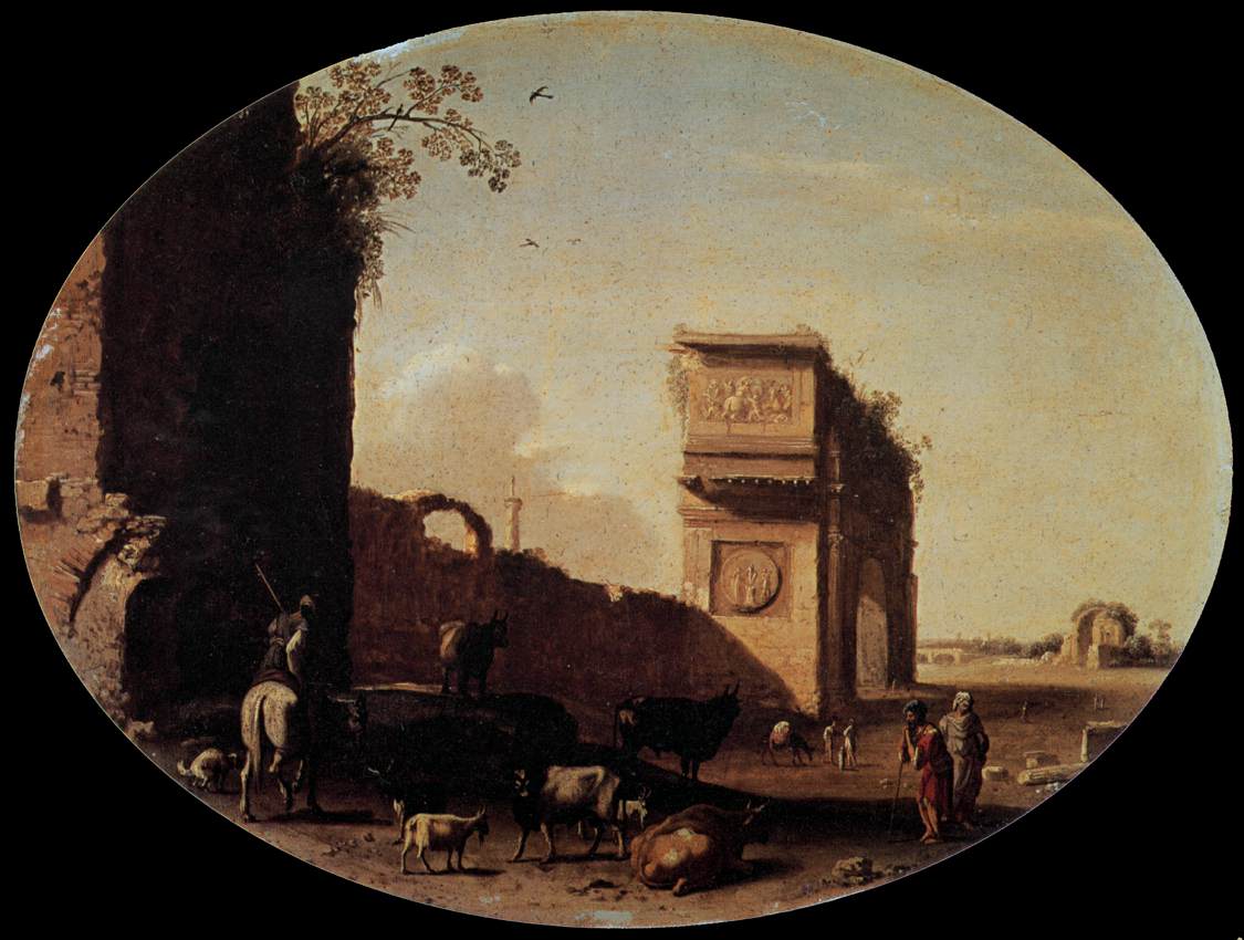 Roman Ruins by POELENBURGH, Cornelis van