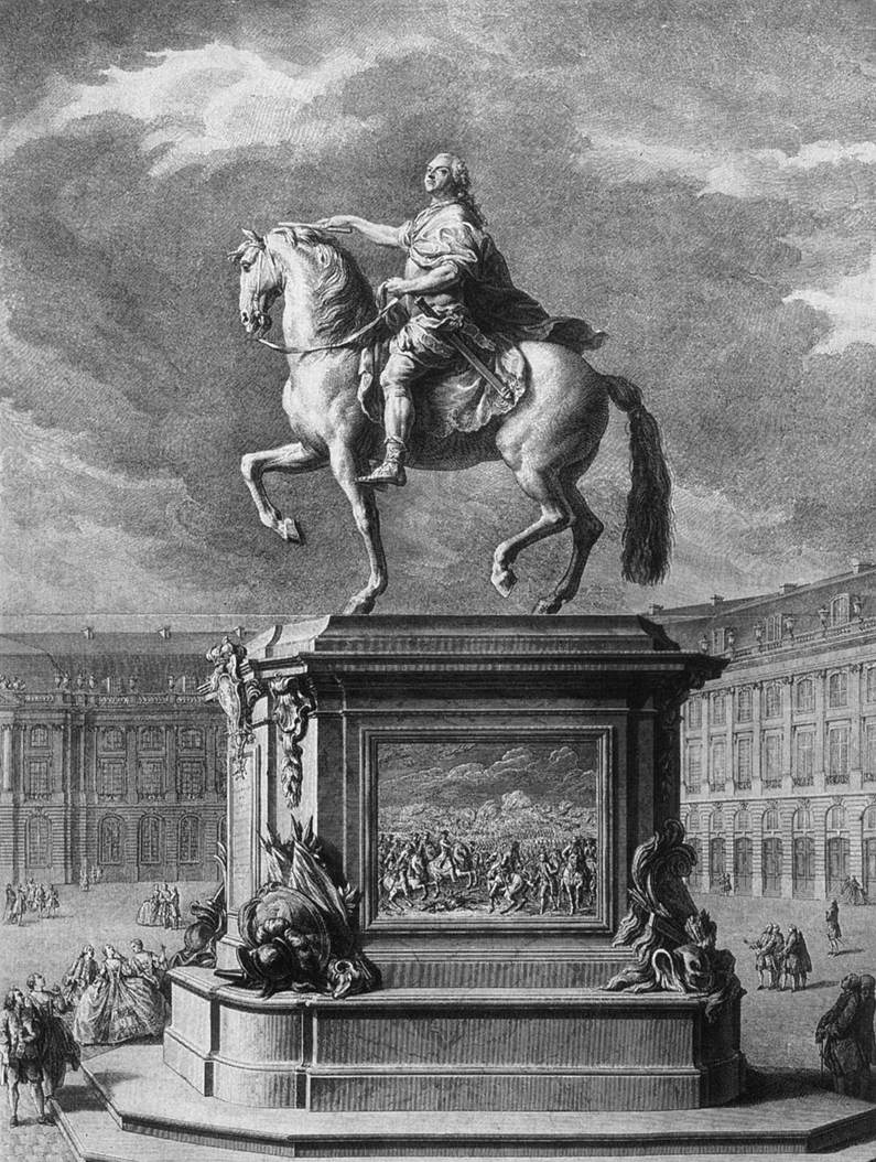 Equestrian Statue of Louis XV at Bordeaux by