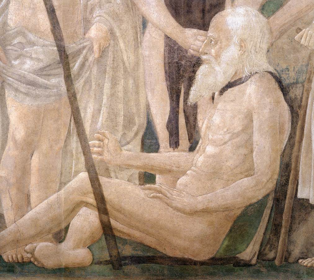 1. Death of Adam (detail) by PIERO DELLA FRANCESCA