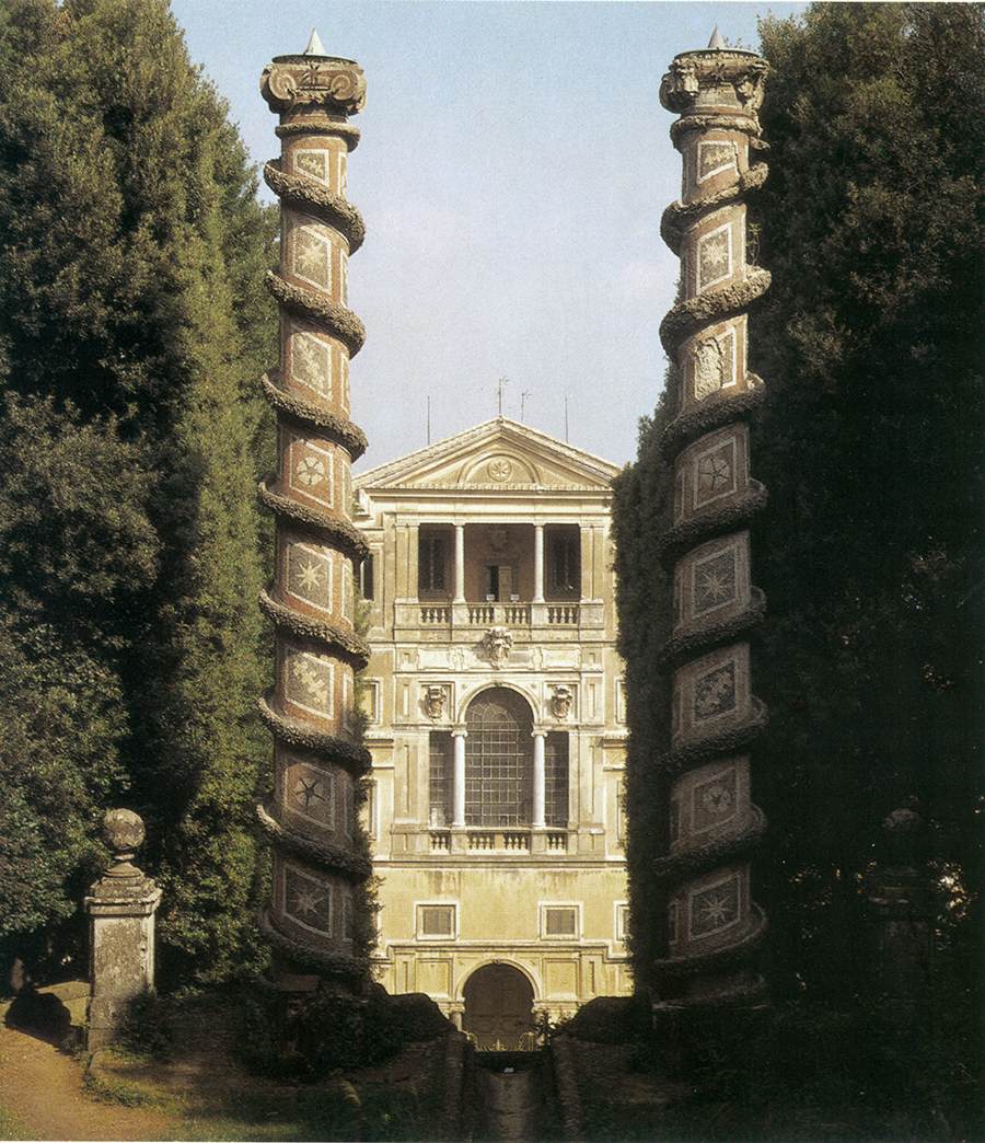 Exterior view by PORTA, Giacomo della