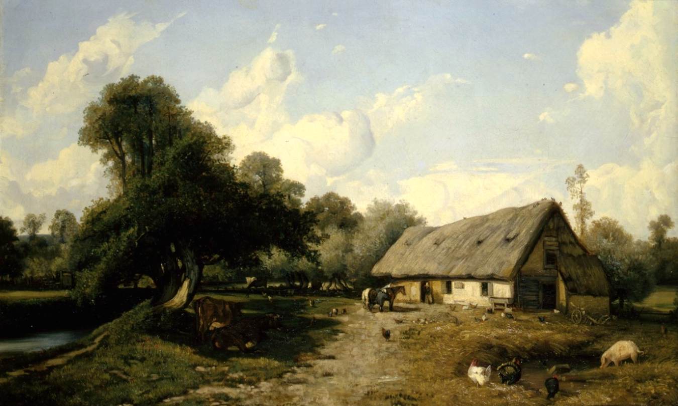 The Barnyard by DUPRÉ, Jules