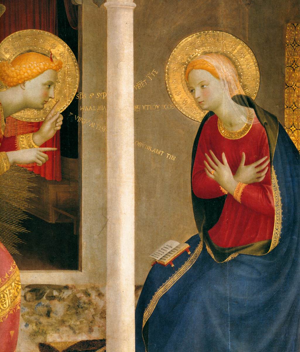 Annunciation (detail) by ANGELICO, Fra