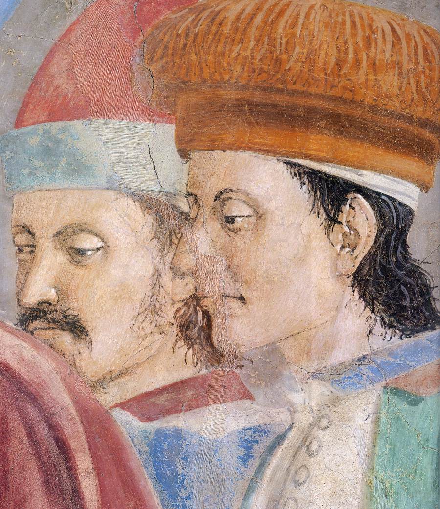 7b. Recognition of the True Cross (detail) by PIERO DELLA FRANCESCA