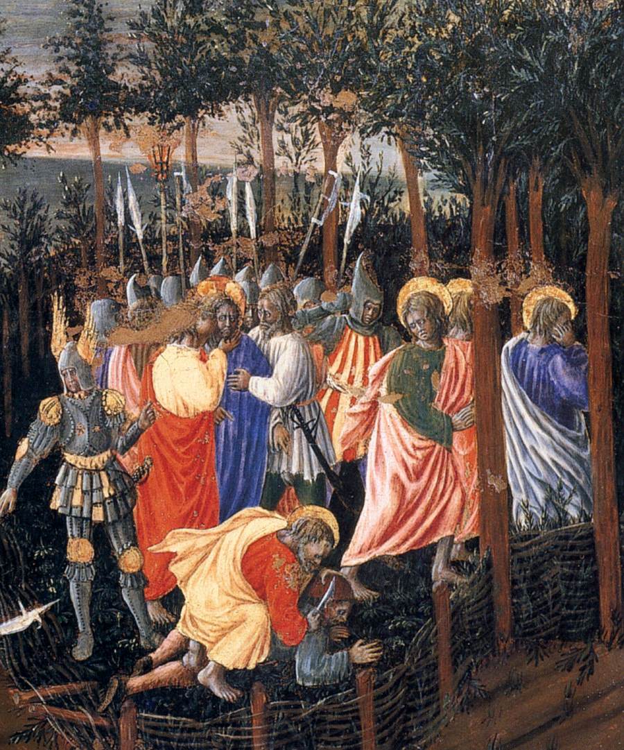 The Arrest of Christ (detail) by