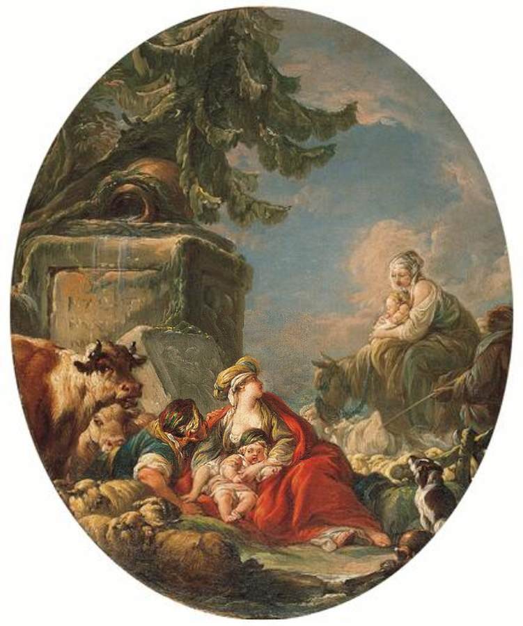 Rest of the Shepherds by DESHAYS, Jean-Baptiste