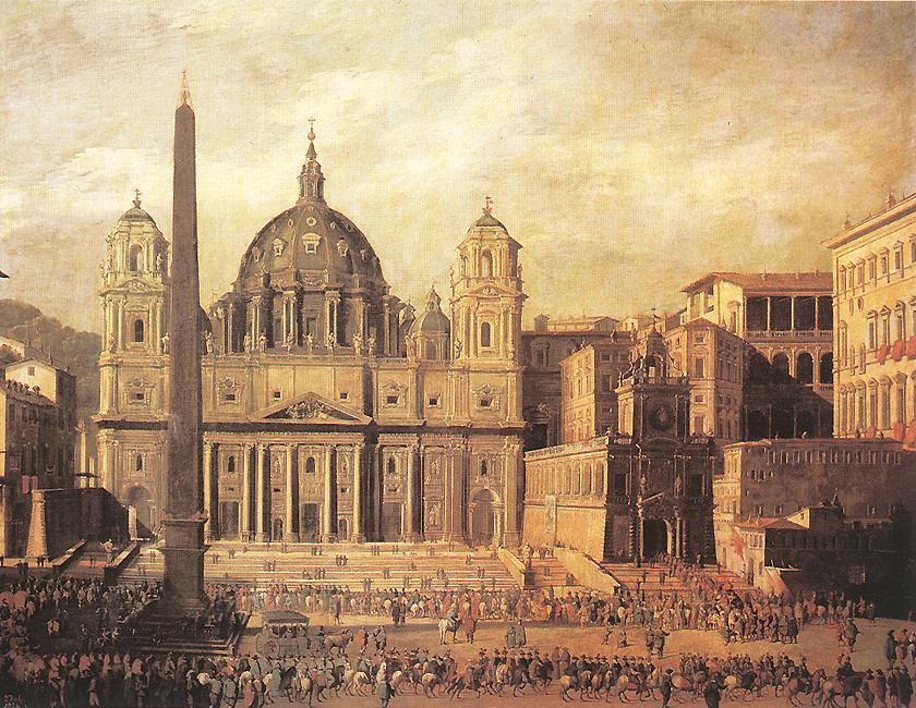 St Peter's, Rome by CODAZZI, Viviano