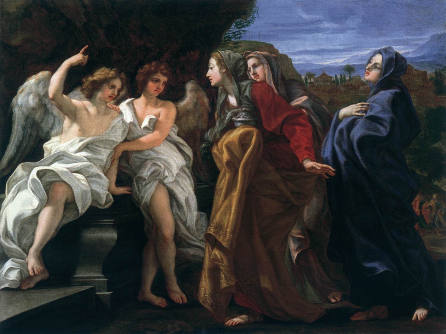 The Three Maries at the Empty Sepulchre by BACICCIO