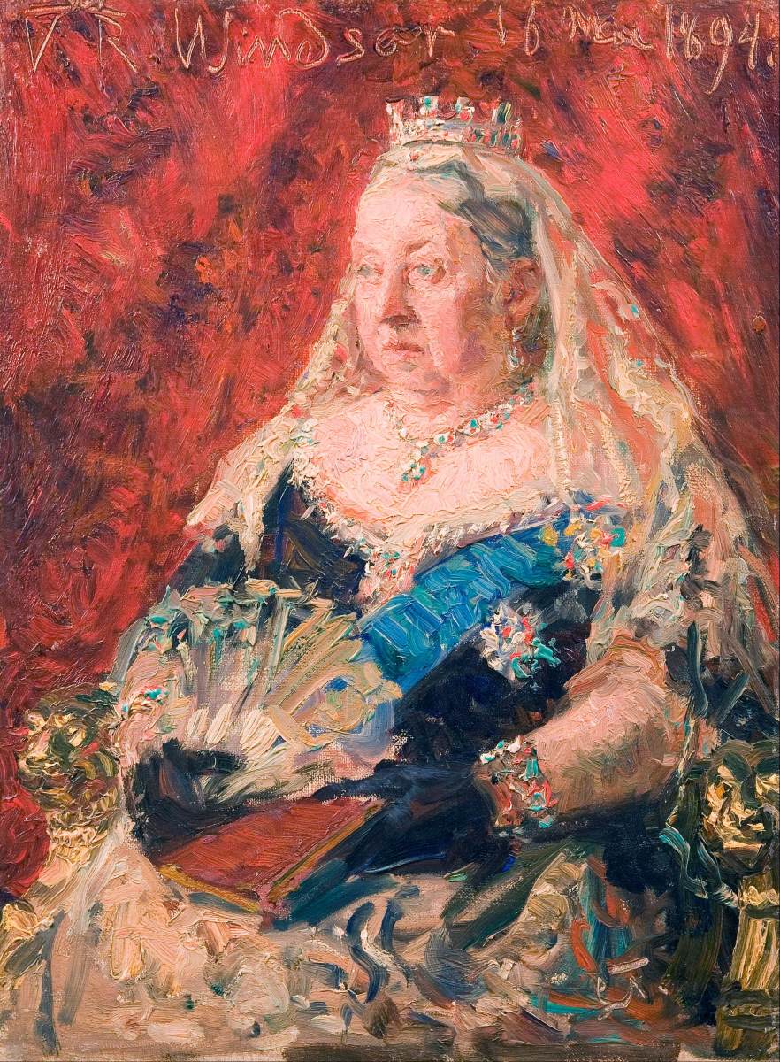 Portrait of Queen Victoria by