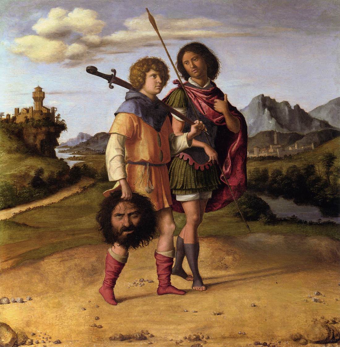 David and Jonathan by CIMA da Conegliano