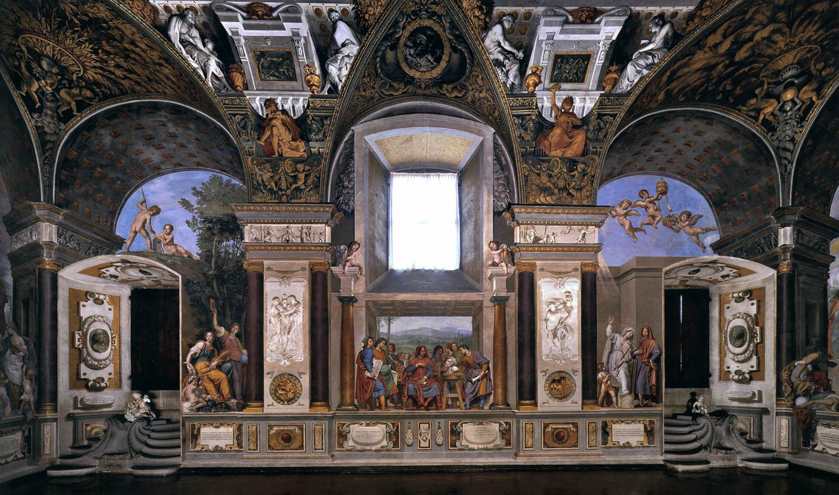 View of the west wall by VANNINI, Ottavio