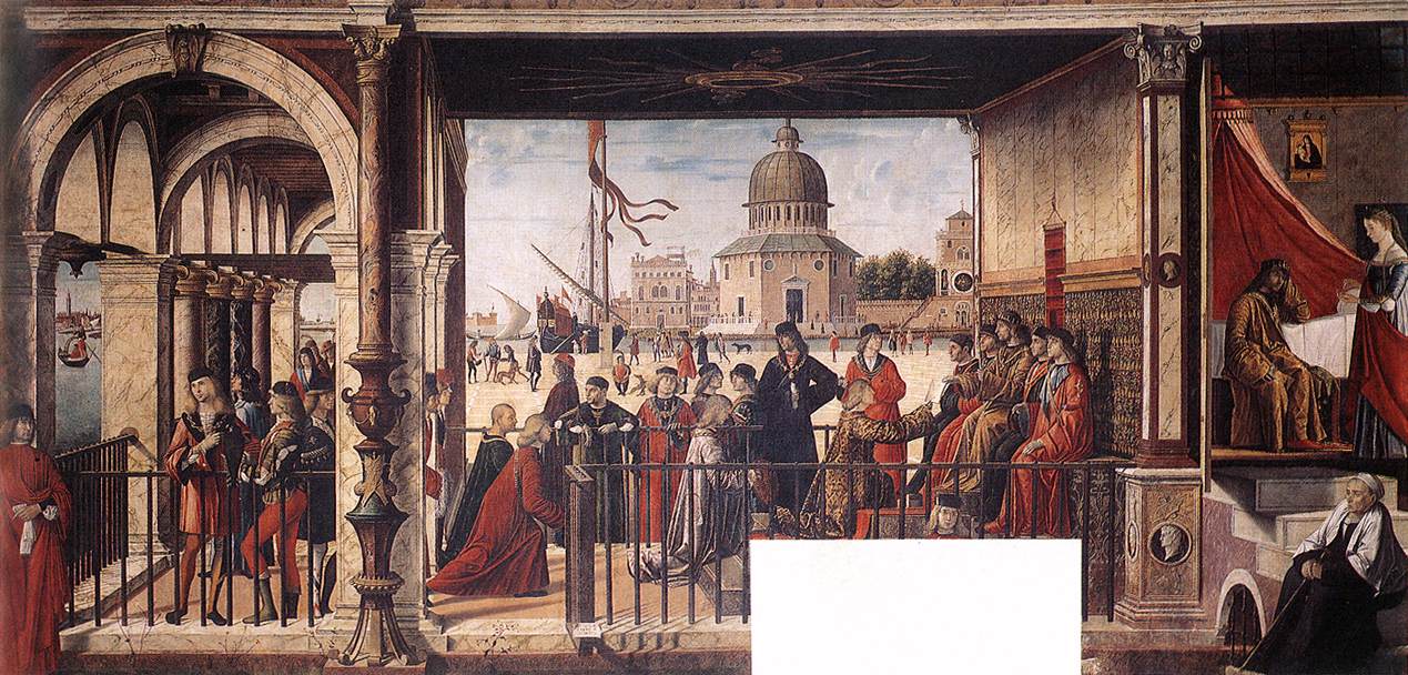 Arrival of the English Ambassadors by CARPACCIO, Vittore