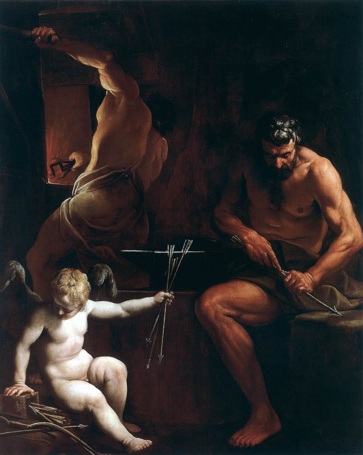 Vulcan Forges Arrows for Cupid by TIARINI, Alessandro