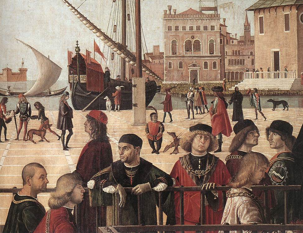 Arrival of the English Ambassadors (detail) by