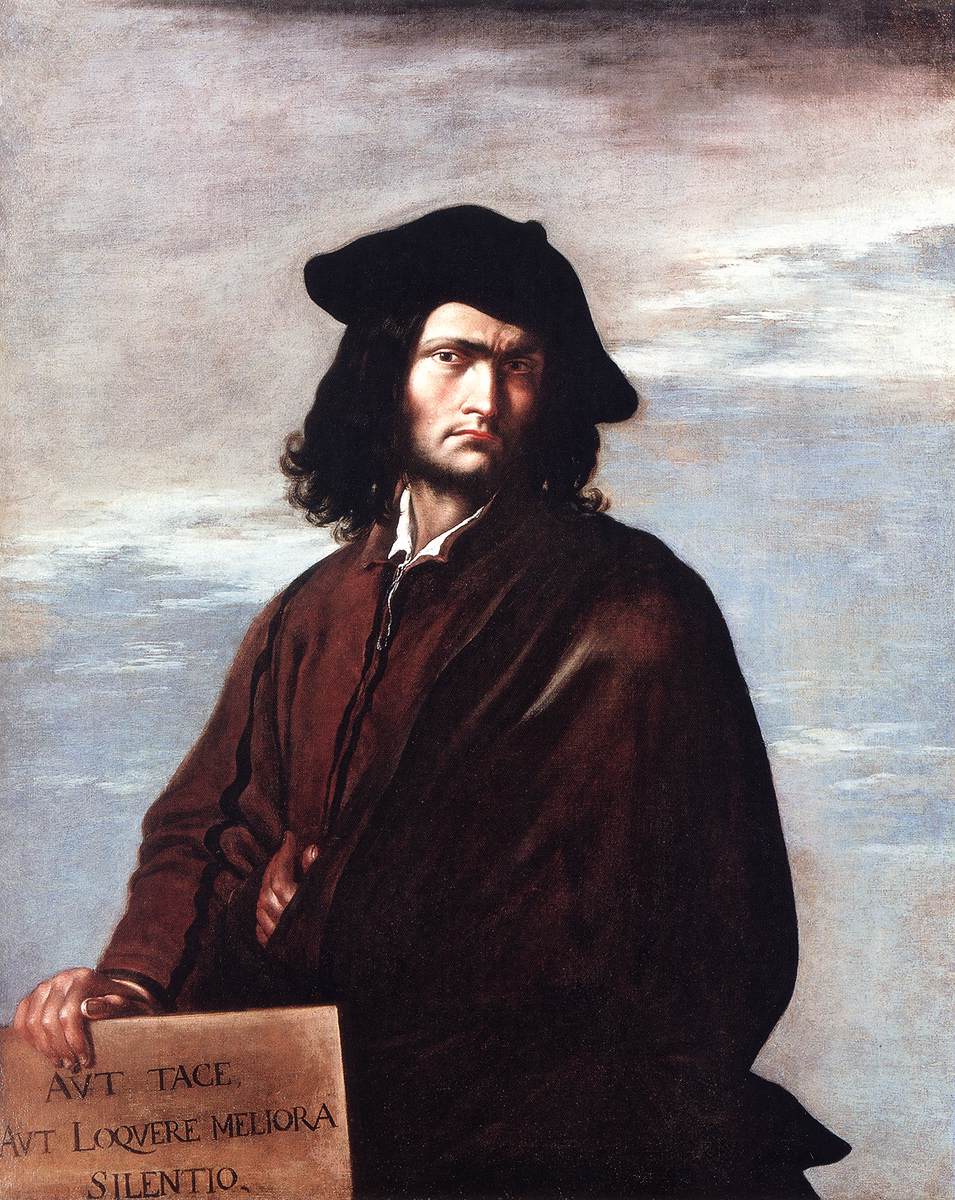 Self-Portrait as Philosopher of Silence by ROSA, Salvator