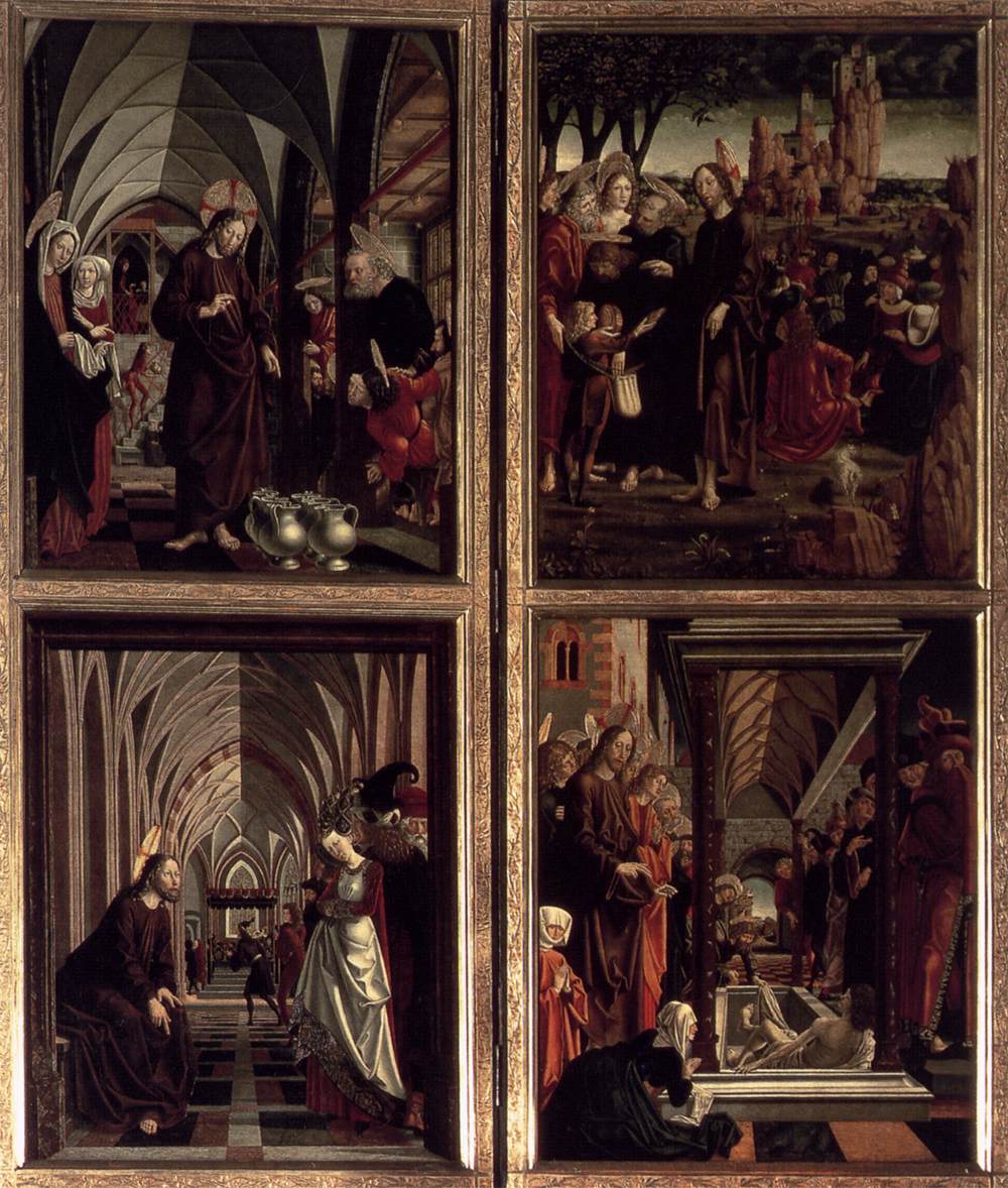 St Wolfgang Altarpiece: Scenes from the Life of Christ by PACHER, Michael