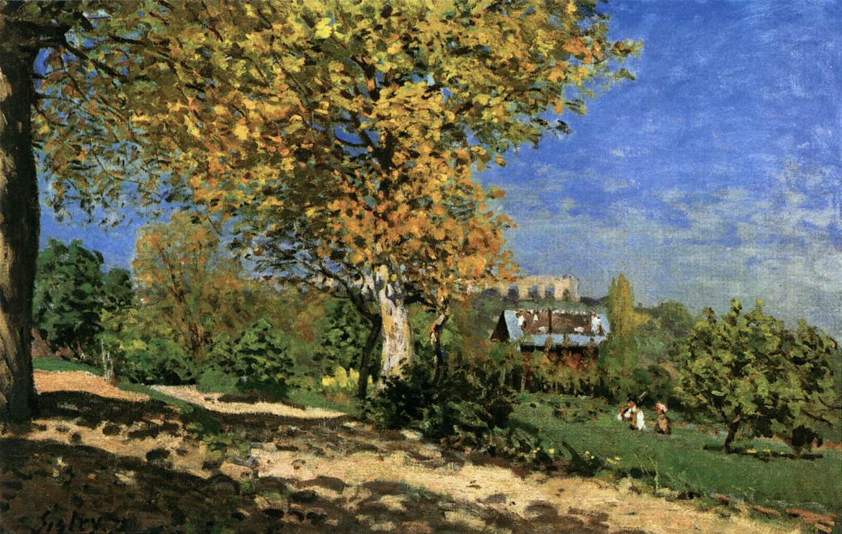 Landscape at Louveciennes by SISLEY, Alfred