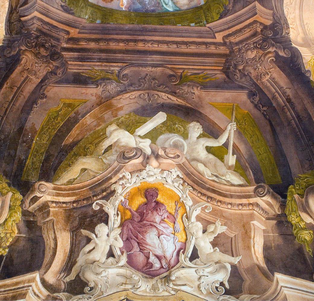 Ceiling fresco (detail) by BAMBINI, Nicolò