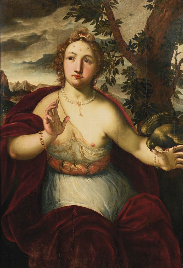 A Lady Bitten by a Parrot by