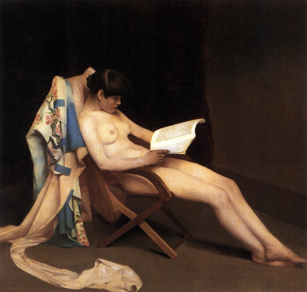 The Reading Girl by ROUSSEL, Theodore