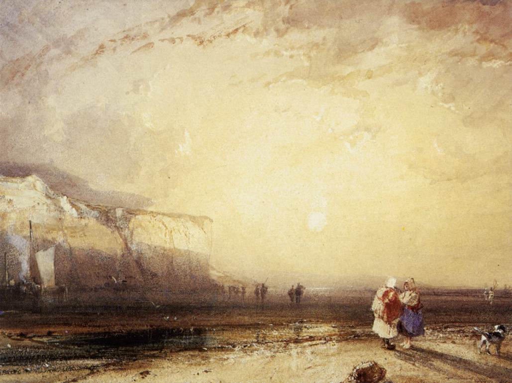 Sunset in the Pays de Caux by BONINGTON, Richard Parkes