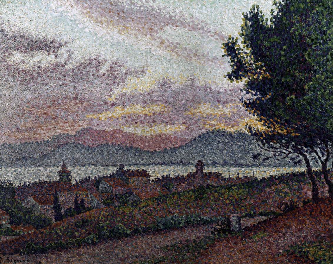 View of Saint-Tropez by SIGNAC, Paul