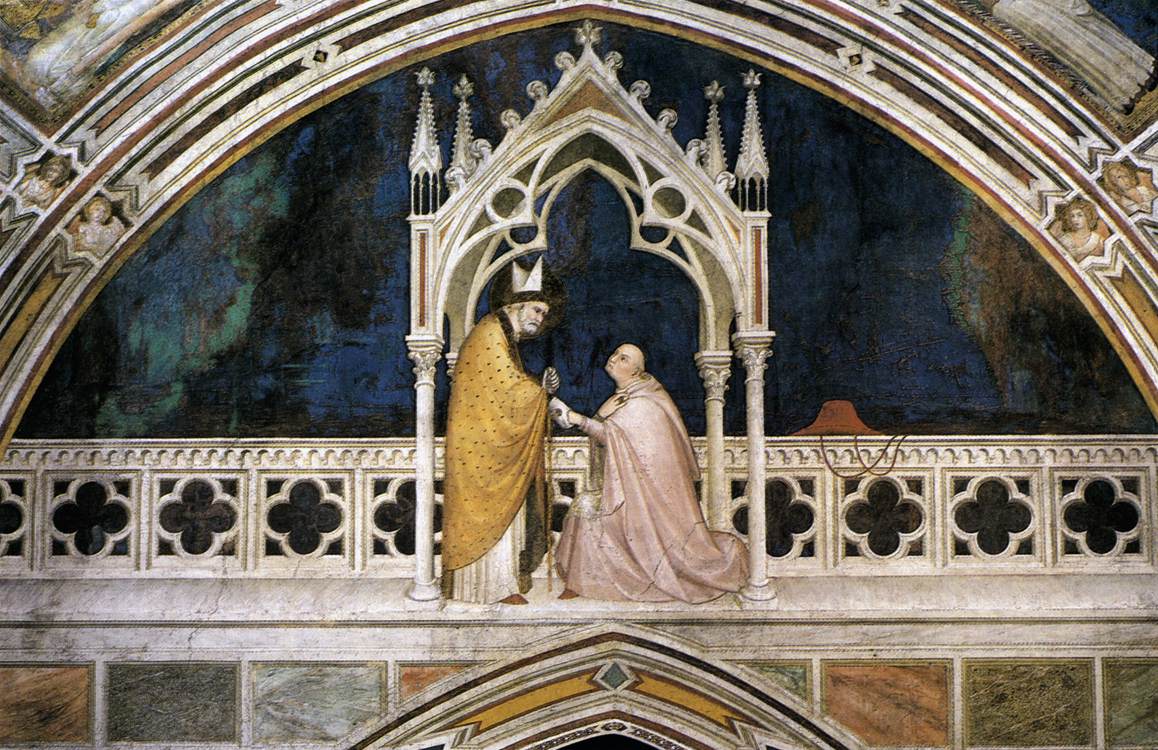 Consecration of the Chapel by SIMONE MARTINI