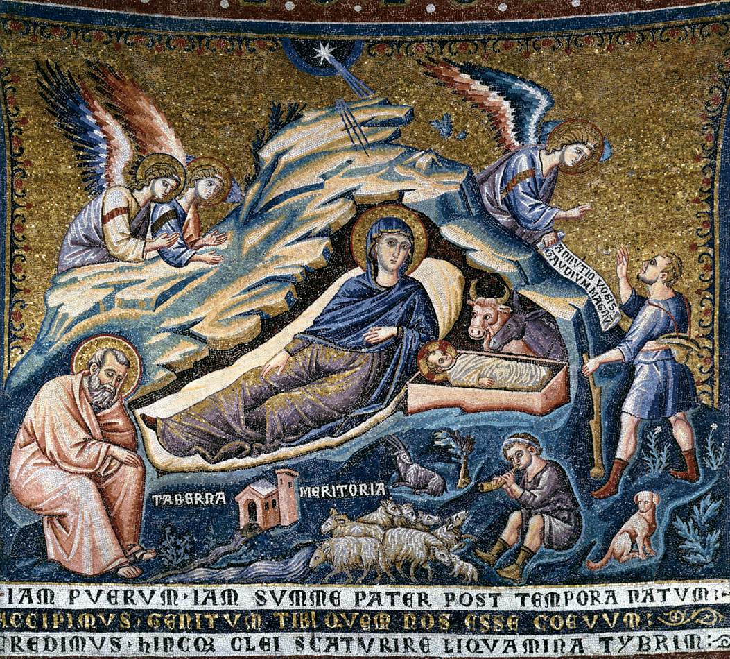 Apse: 3. Nativity of Christ by CAVALLINI, Pietro