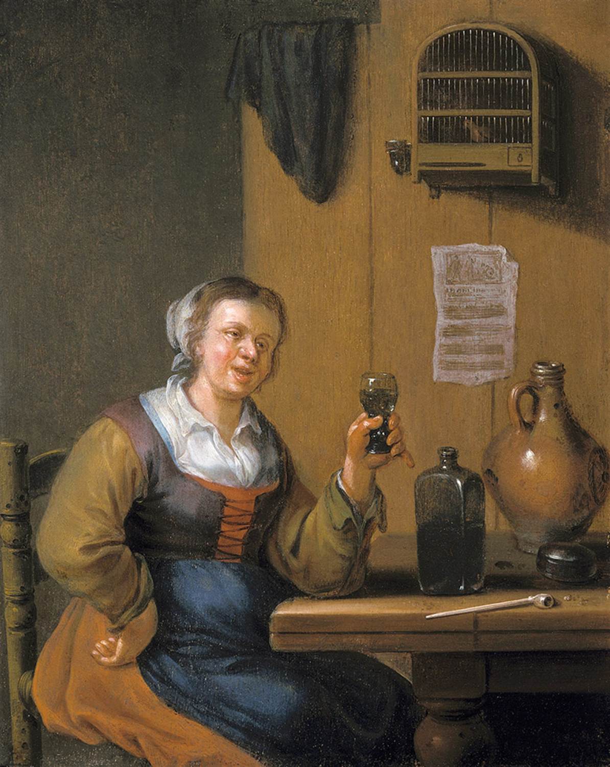 Woman Drinking by