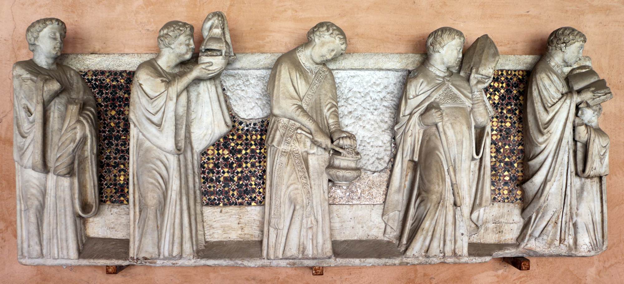 Tomb of Riccardo Annibaldi (fragment) by ARNOLFO DI CAMBIO