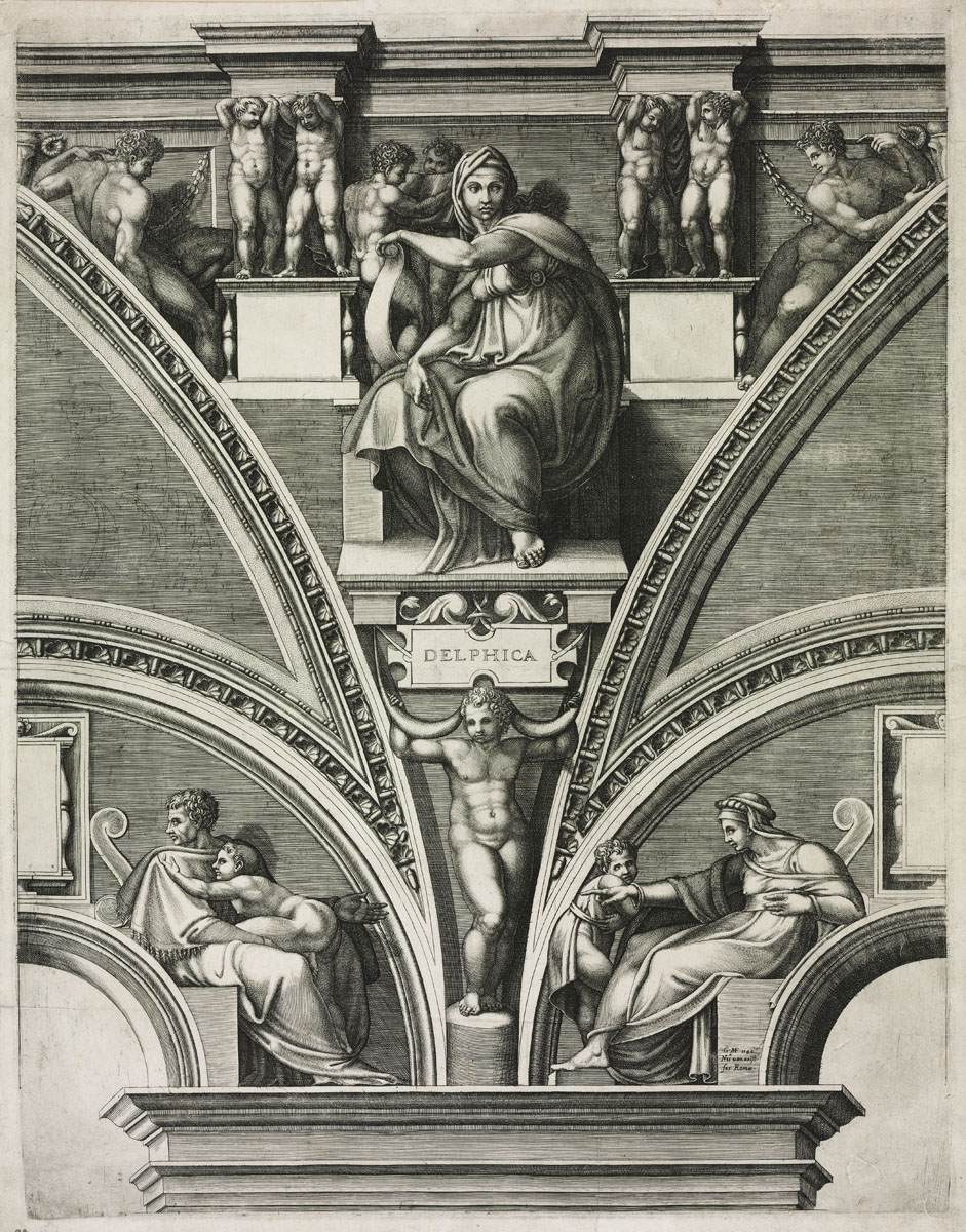 The Delphic Sibyl by GHISI, Giorgio