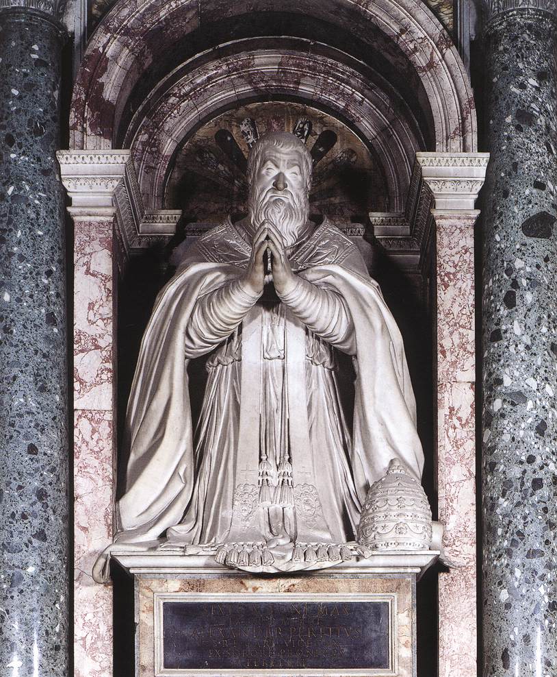 Statue of Sixtus V by PARACCA, Giovanni Antonio