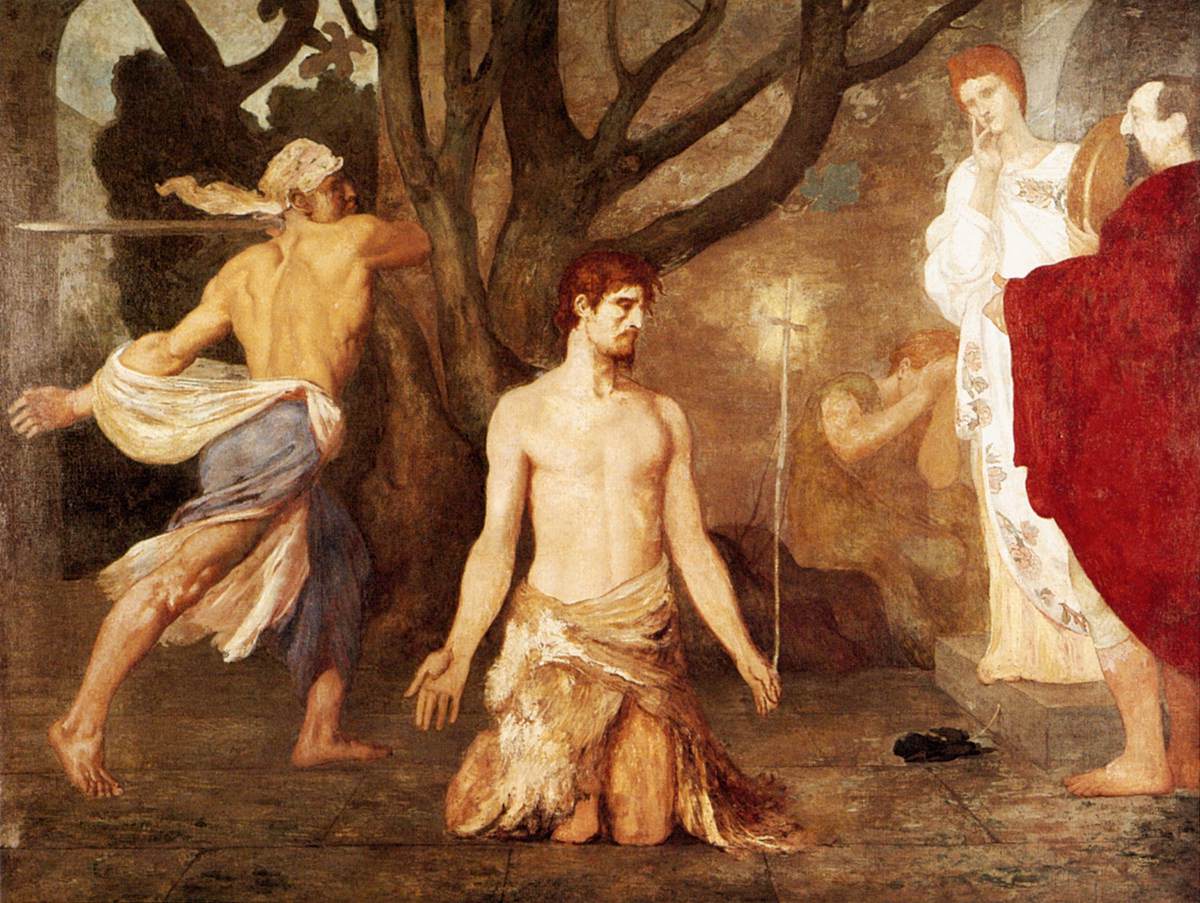 The Beheading of St John the Baptist by PUVIS DE CHAVANNES, Pierre-Cécile