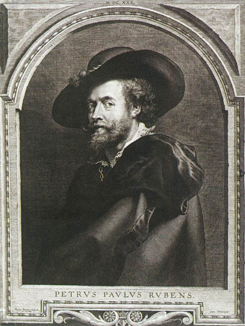 Self-Portrait by Rubens by PONTIUS, Paulus