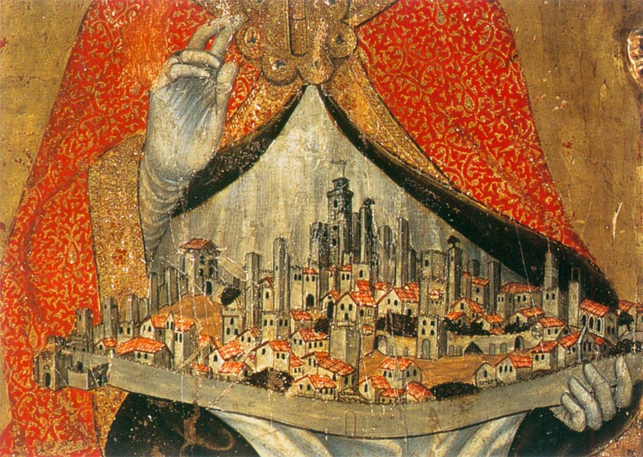 San Gimignano (detail) by TADDEO DI BARTOLO