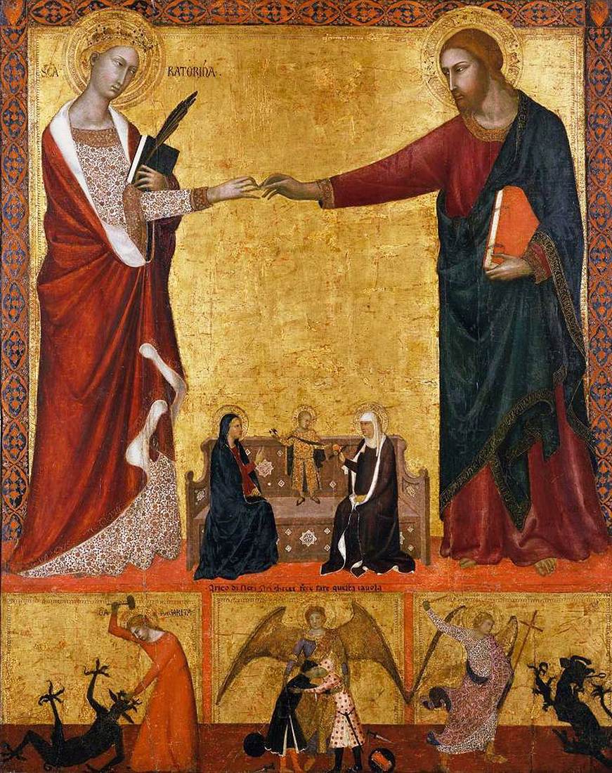 The Mystical Marriage of Saint Catherine by