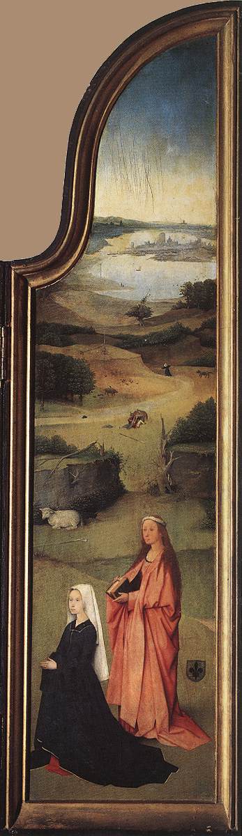 St Agnes with the Donor (right wing) by