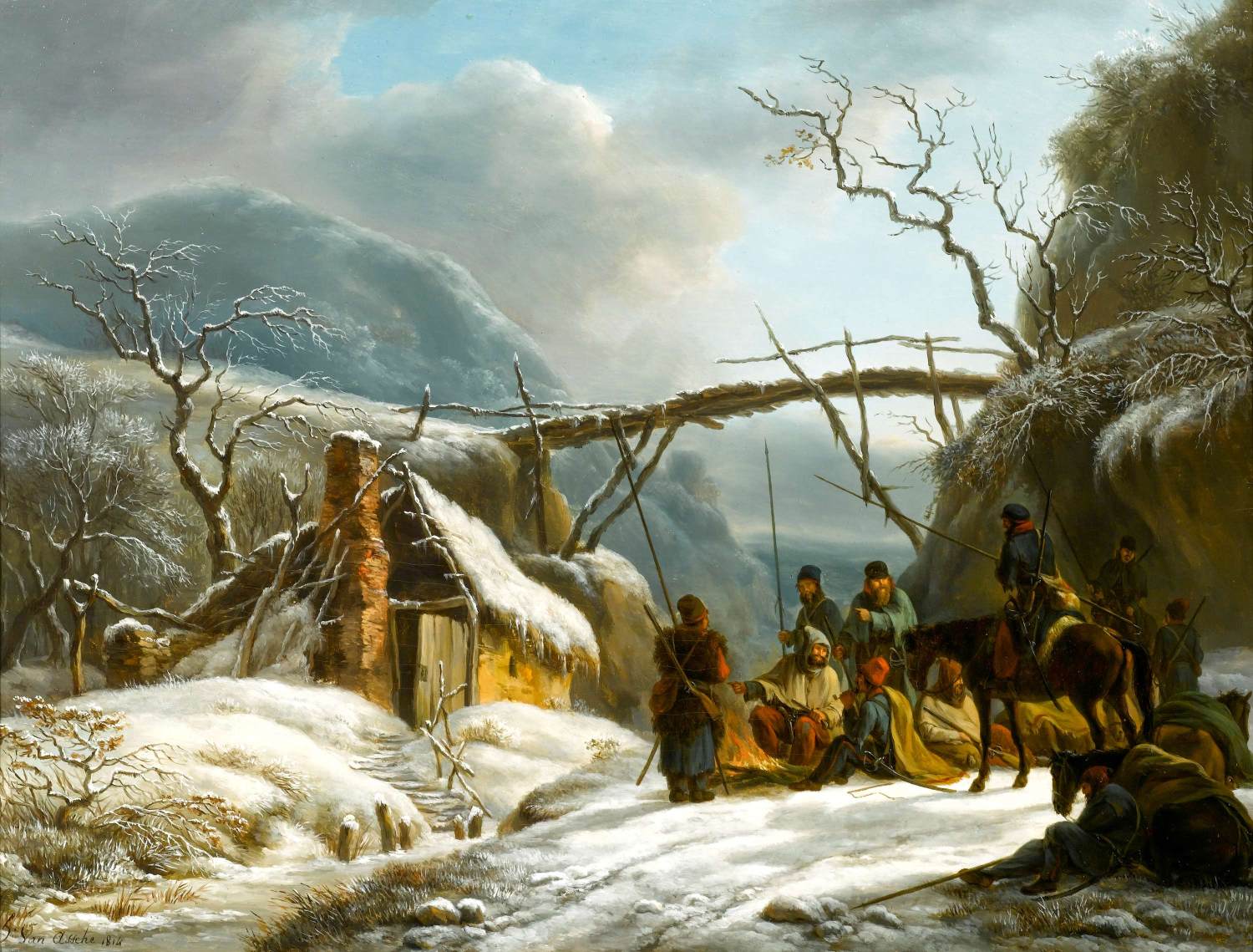 Winter Landscape by ASSCHE, Henri van