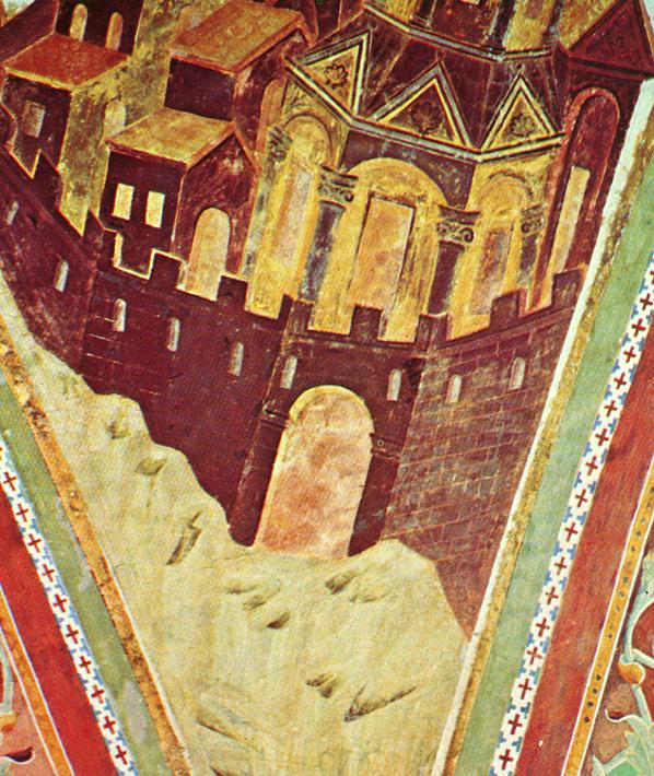 Crossing vault (detail of the west cell) by CIMABUE