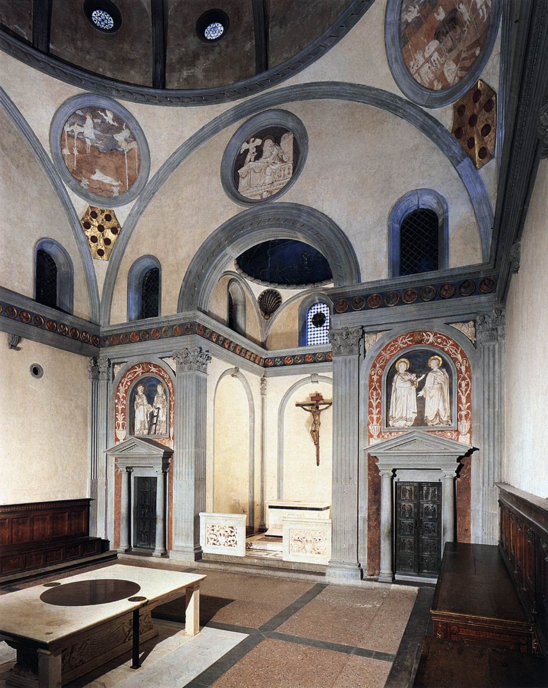 Old Sacristy by BRUNELLESCHI, Filippo