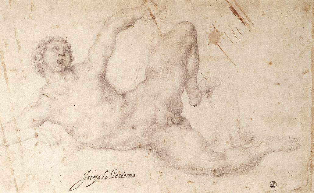 Kicking Player by PONTORMO, Jacopo