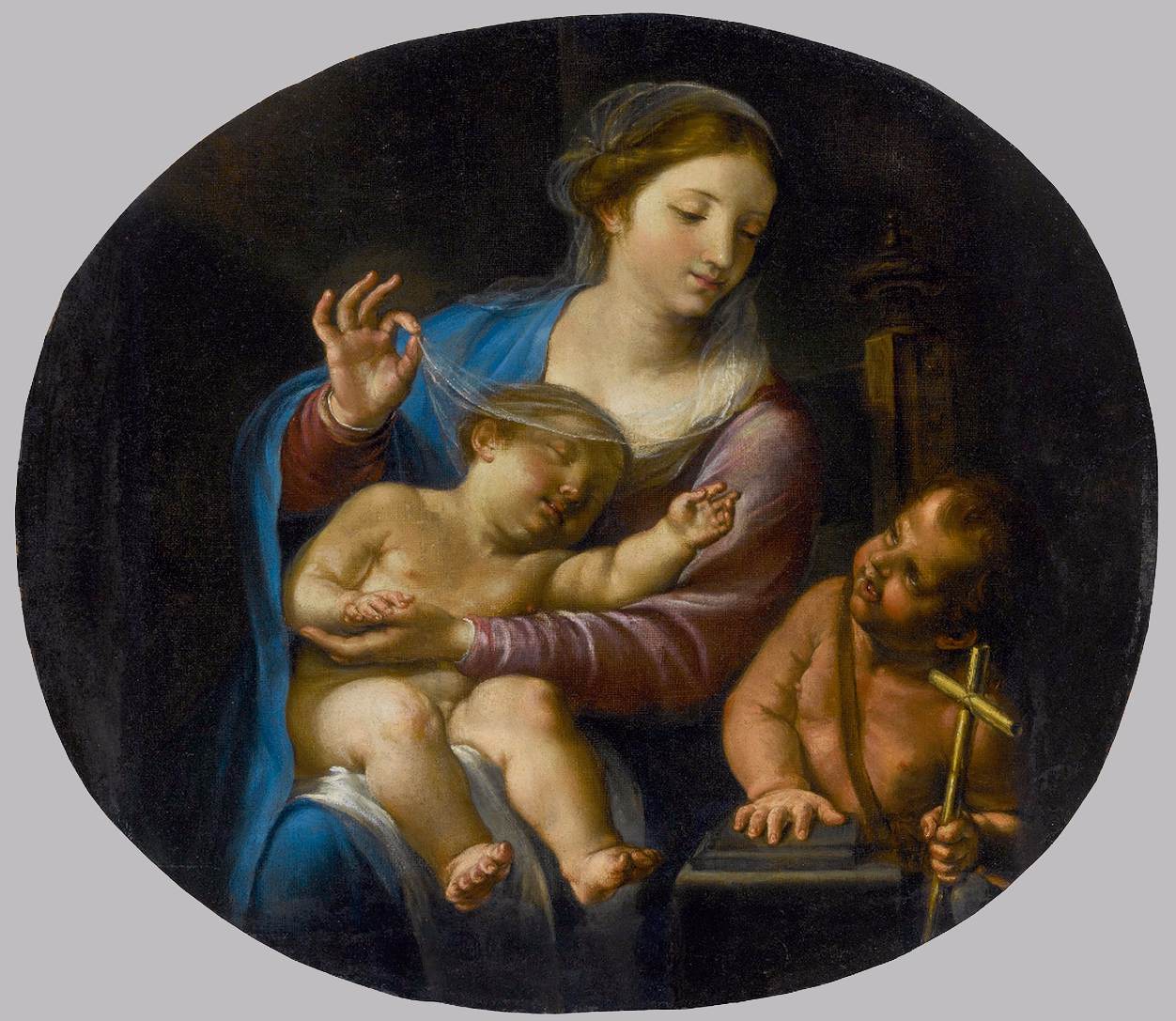 Virgin and Child with the Infant St John the Baptist by